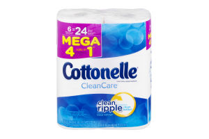 Cottonelle Clean Care Toilet Mega Rolls - 6 CT