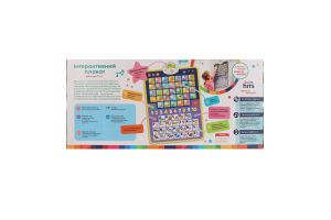 Плакат навчальний Абетка 2в1 українська/англійська Kids Hits