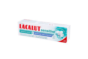 Паста зубная Реминерализация&Бережное отбеливание Sensitive Lacalut 75мл