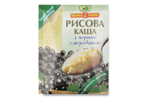 Каша рисова з чорною смородиною Велика ложка м/у 51г