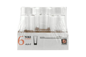 Набір чарок 66мл №56116-SC6 Niki Uniglass 6шт