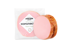 Колбаса вареная с мясом птицы Королевская М'ясний хутір 1с кг
