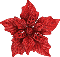 Подвеска Цветочек Блеск пластик 12см 2304-3