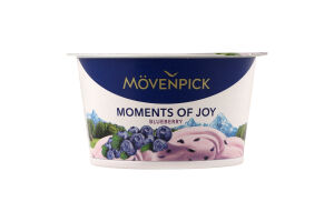 Йогурт 5% Blueberry Moments of joy Movenpick ст 100г
