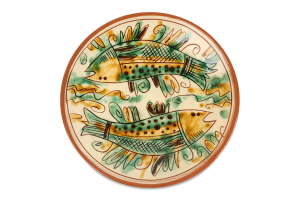Тарілочка Рибки Косівська Майстерня кераміки Горно 1шт