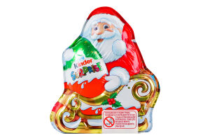 Шоколад фігурний молочний з молочним внутрішнім шаром та іграшкою Kinder Surprise м/у 75г