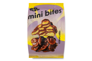 Цукерка Пластівці кукурудзяні в молочній кондитерській глазурі Mini bites Pepo м/у 50г