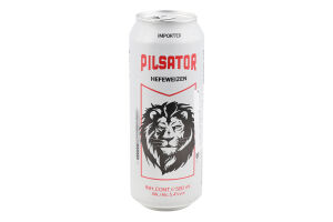 Пиво 0.5л 5.4% світле Hefeweizen Pilsator з/б