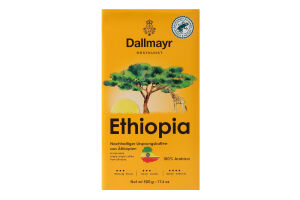 Кава смажена мелена Ethiopia Dallmayr м/у 500г