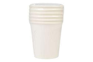 Стакан паперовий білий 100мл 6шт Уніпак