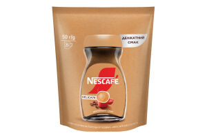 Кофе растворимый порошкообразный Delicate Nescafe д/п 50г