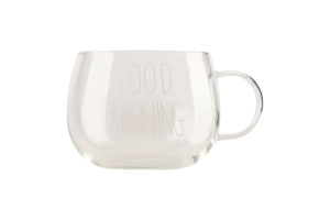 Чашка З добрим ранком скляна 350мл 958198