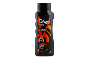 Шампунь-кондиціонер 3в1 Clean comfort 400мл Devo Men's