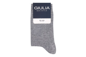 Шкарпетки чол. GIULIA високі MSL color calzino-light grey melange-42-44 арт.4353