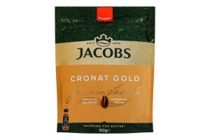 Кава розчинна сублімована Cronat Gold Jacobs д/п 100г