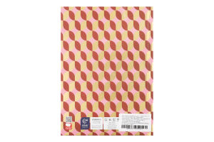 Блокнот Металік Сатін Голд А5 клітинка тверда обкладинка 96аркушів Інтердрук