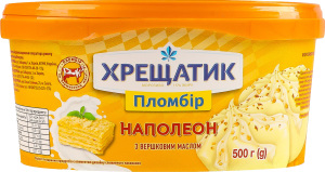 Морозиво 15% пломбір Наполеон Хрещатик п/у 500г