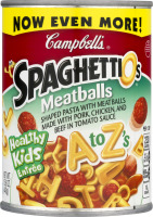 Campbell's SpaghettiO's A To Z's Meatballs