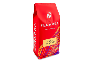 Кава натуральна смажена в зернах з ароматом ірландського крему Crema Irlandese Ferarra в/ґ м/у 1кг