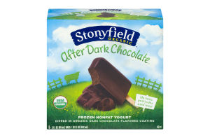 Stonyfield Organic Frozen Nonfat Yogurt After Dark Chocolate - 6 CT