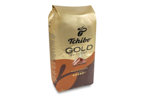 Кава натуральна смажена в зернах Gold selection Tchibo м/у 1кг