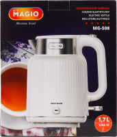 Електрочайник дисковый 1250Вт 1.7л №МG-508 Magio 1шт