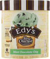 Edy's Slow Churned Light Ice Cream Mint Chocolate Chip
