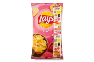 Чипси картопляні Краб Lay's м/у 60г