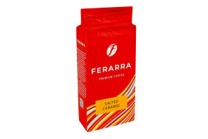 Кава натуральна смажена мелена з ароматом Солона карамель Ferarra в/у 250г