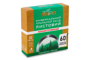 Засіб пральний Карпатська свіжість універсальний листовий 30шт Crystal Swan