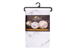 Скатертина столова з принтом на тканній основі 2шари 137*100см Даріана