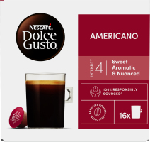Кава натуральна натуральна смажена мелена Американо Dolce Gusto Nescafe к/у 16х8.5г