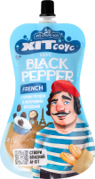 Соус с черным перцем и молочными сливками Black pepper French Хит соус Pripravka д/п 180г