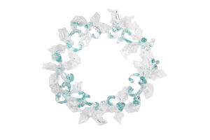 Підвіска новорічна Вінок зелена 11см КМ