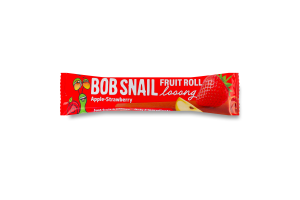 Цукерка натуральна фруктово-ягідна Яблучно-полунична дооовга Bob Snail м/у 15г