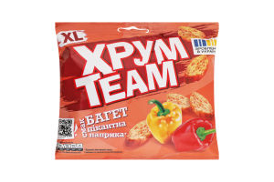 Сухарики Пікантна паприка Багет ХрумTeam м/у 90г