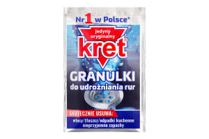 Гранули д/чищення труб 40г Kret
