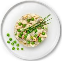 Салат Оливье с говядиной в упаковке