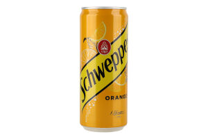 Напій безалкогольний газований Orange Schweppes з/б 0.33л
