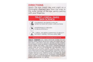 Крем-догляд для шкіри навколо очей інтенсивний Revitalift L'Oreal Paris 15мл