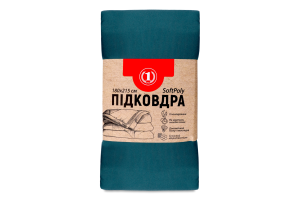 Підковдра аквамарин 180*215см ТМ "1"