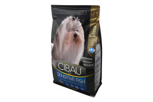 Корм сухий повнораціонний для дорослих собак Fish Mini Sensitive Cibau Farmina м/у 2.5кг