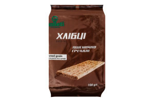 Хлібці пшенично-гречані хрусткі Galleti м/у 100г