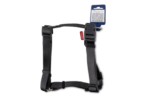 Шлея-вісімка д/собак Преміум графітова нейлон 20мм 50-75см Тріксі