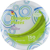 Ahold Designer Plates Paper - 150 CT