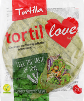 Тортилья з пшеничного борошна з шпинатом 240г TORTILlove