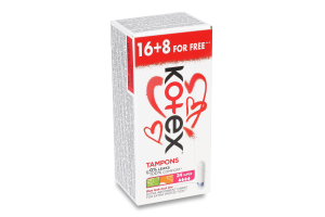Тампон Kotex Ultra Sorb Silky Cover super 16шт