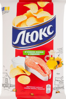Чипсы картофельные со вкусом лосося в сливках Люкс м/у 125г