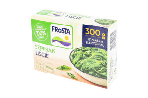 Шпинат глибокої заморозки листовий Frosta к/у 300г