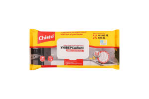 Салфетки влажные универсальные для уборки 205х220см Perfect cleanliness Chisto 54шт